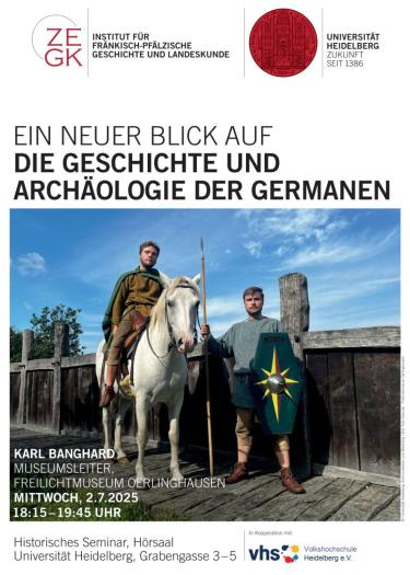 Plakat des „Heidelberger Vortrags zur Landesgeschichte“ im SoSe2025