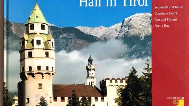 Cover des Buches „Hall in Tirol. Seinerzeit und Heute“